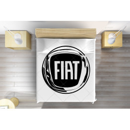 Luxusní přehoz na postel - Fiat Logo