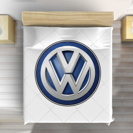 Luxusní přehoz na postel - Volkswagen Logo