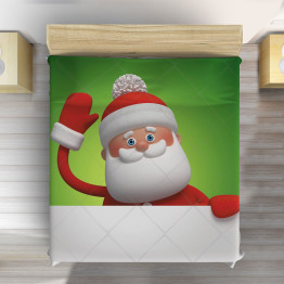 Vánoční přehoz na postel - Santa Claus