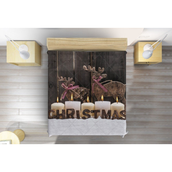 Luxusní vánoční přehoz na postel - Christmas Deers