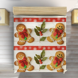 Luxusní vánoční přehoz na postel - Christmas Smiles