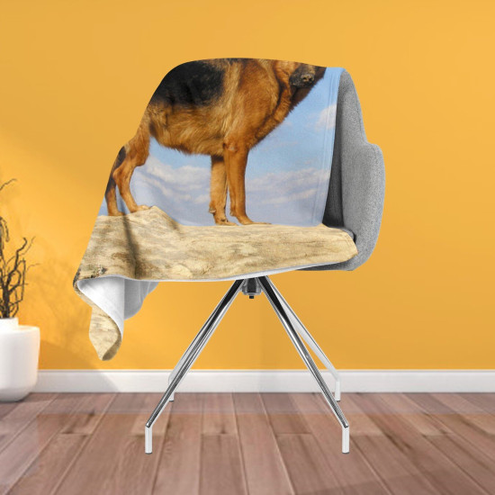 Měkká deka - German Shepherd