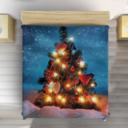 Přehoz na postel - Shiny Christmas Tree