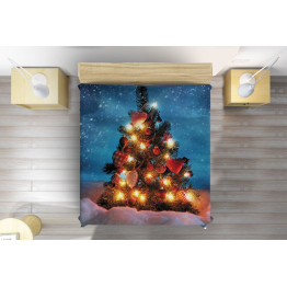 Přehoz na postel - Shiny Christmas Tree