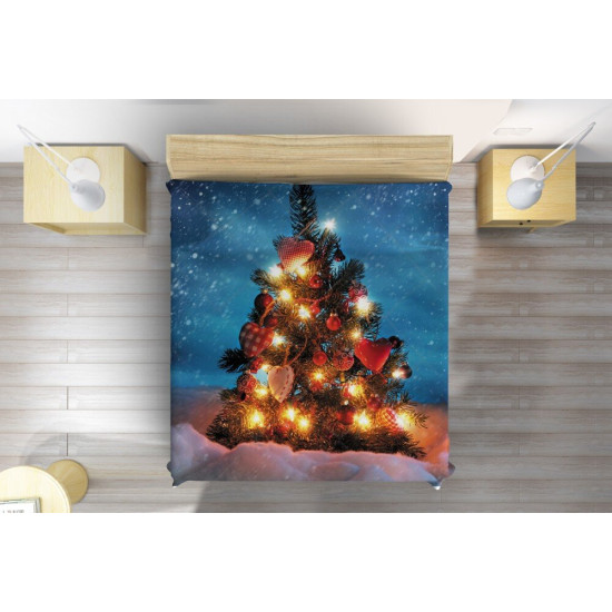 Přehoz na postel - Shiny Christmas Tree