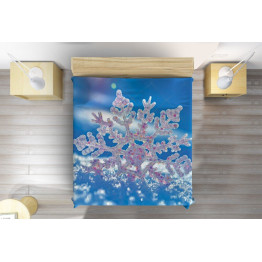 Přehoz přes postel - Snowflake