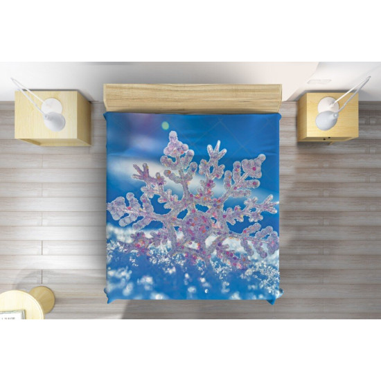 Přehoz přes postel - Snowflake