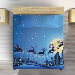 Přehoz přes postel - Santa's Sledge