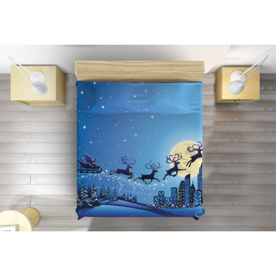 Přehoz přes postel - Santa's Sledge