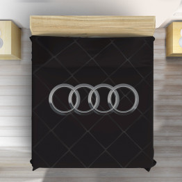 Přehoz na postel - Audi Logo Black