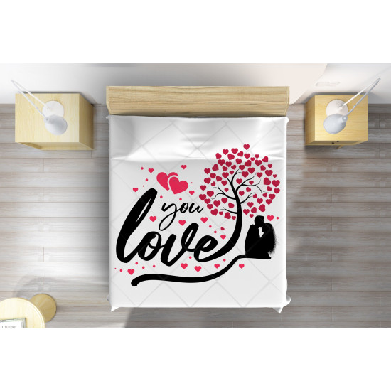 Přehoz na postel - Kiss