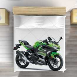 Přehoz na postel - Kawasaki Motor Green
