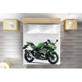 Přehoz na postel - Kawasaki Motor Green