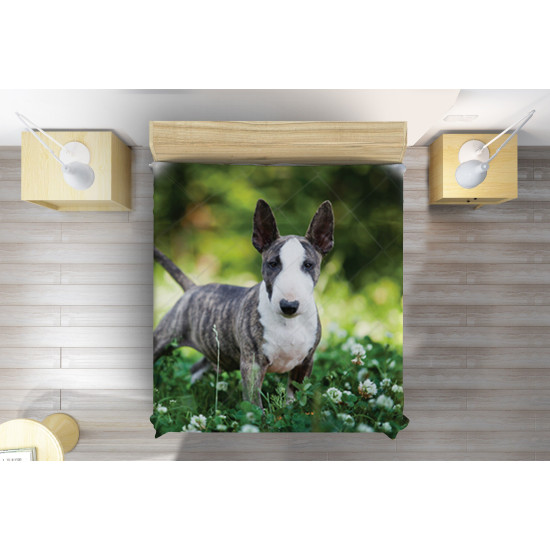 Luxusní přehoz na postel - Bull Terier