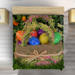 Přehoz přes postel - Eggs in a Basket