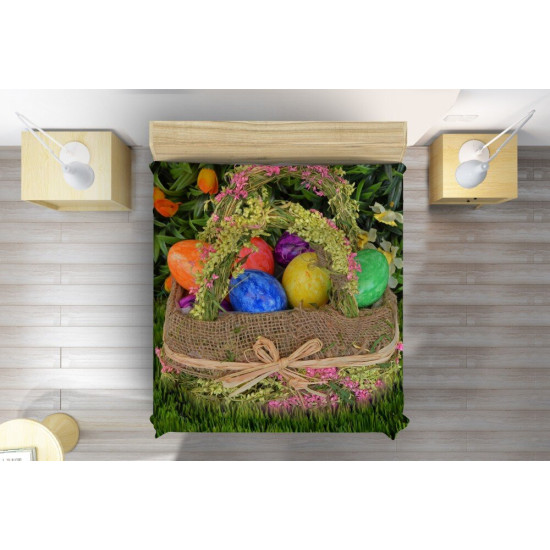 Přehoz přes postel - Eggs in a Basket