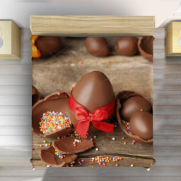 Přehoz přes postel - Chocolate Eggs