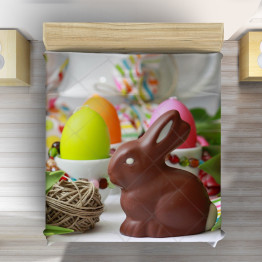 Luxusní přehoz na postel - Chocolate Bunny