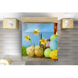 Přehoz na postel - Easter Chicks