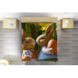 Přehoz přes postel - Easter Bunnies
