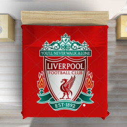Přehoz přes postel - Liverpool Red