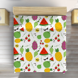 Luxusní přehoz na postel - Fruits