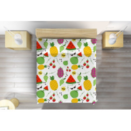 Luxusní přehoz na postel - Fruits