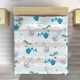 Luxusní přehoz na postel - Mermaids