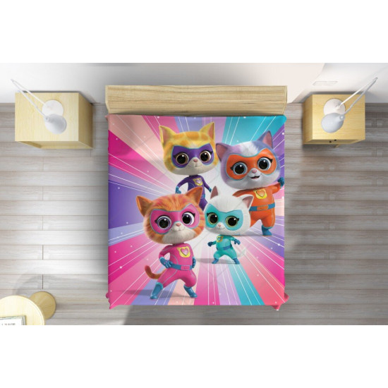 Přehoz přes postel - Superkitties