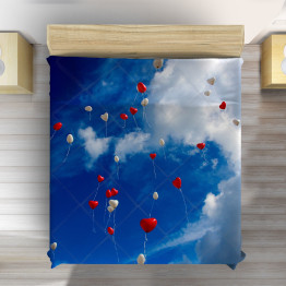 Přehoz na postel - Balloons in air