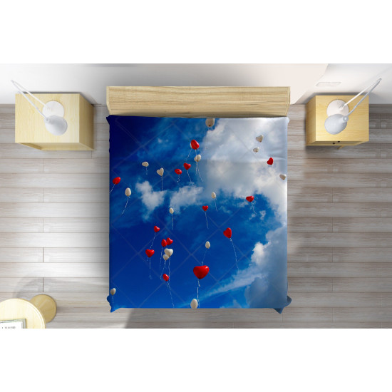 Přehoz na postel - Balloons in air