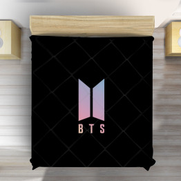 Přehoz na postel - BTS logo