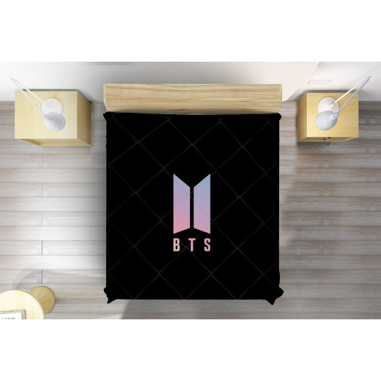 Přehoz na postel - BTS logo
