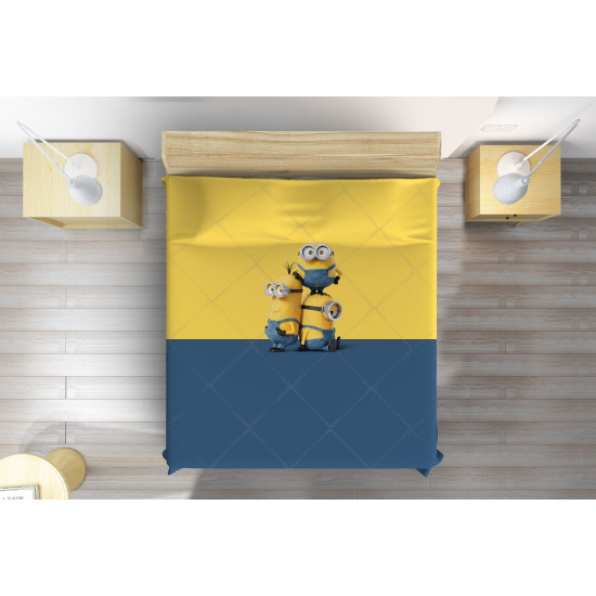 Luxusní přehoz na postel - Minions Cartoon