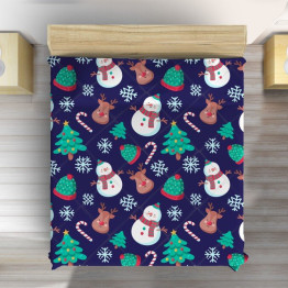Přehoz na postel - Santa Decoration