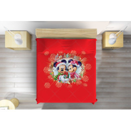 Přehoz přes postel - Mickey and Minnie Christmas