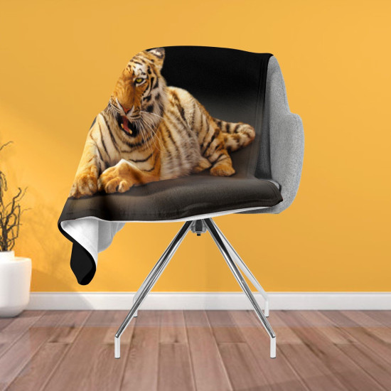 Měkká deka - Tiger Black
