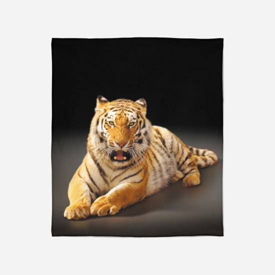 Měkká deka - Tiger Black