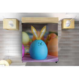 Luxusní přehoz na postel - Blue Egg