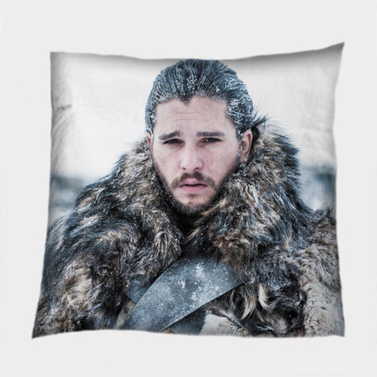 Dekorační polštář luxusní - Game of Thrones John Snow White