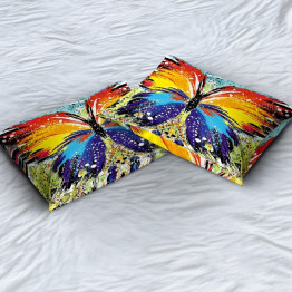 Polštář 45x45 - Colorful Butterfly