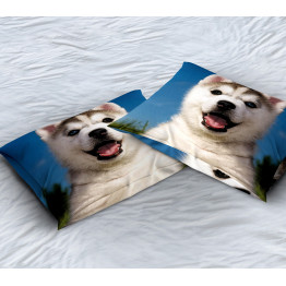 Dekorační polštář luxusní - Baby Husky