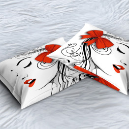 Dekorativní polštář - Art Girl