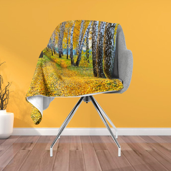 Měkká deka - Birch in Autumn