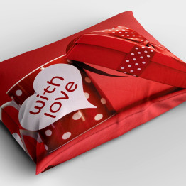 Dekorační polštář luxusní - With Love