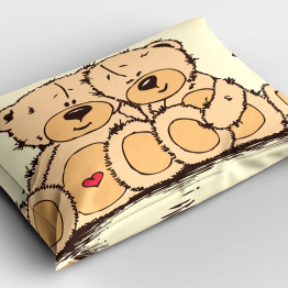 Dekorační polštář - Bears in Love