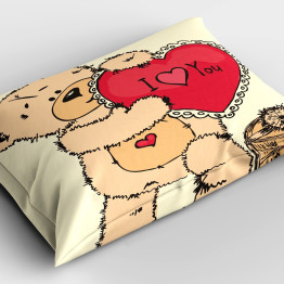 Dekorativní polštář - Bear in Love