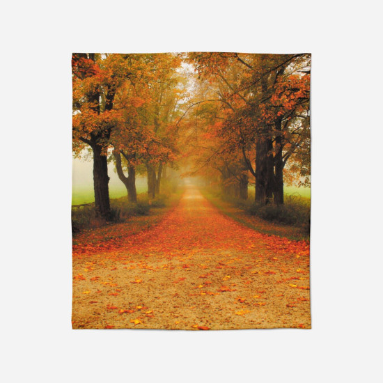 Deka na postel - Autumn Path