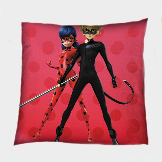 Dekorační polštář - Ladybug and Cat Noir