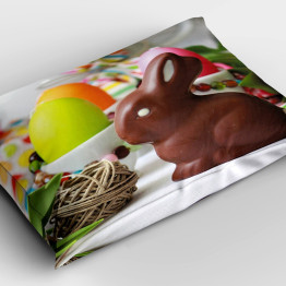 Dekorační polštář - Chocolate Bunny